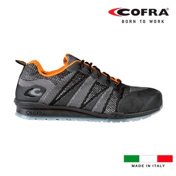 Zapatos De Seguridad Cofra Fluent Black S1 Talla 45 - Neoferr..