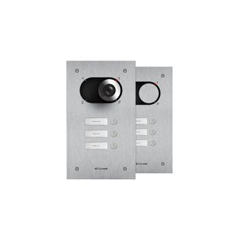 Panel Frontal Para Placa De Interruptores De 3 Botones - Comelit