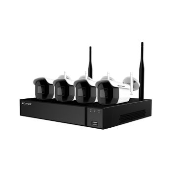 Kit De Videovigilancia Wi-fi De 4 Cámaras Con Nvr De 8 Canales - Comelit