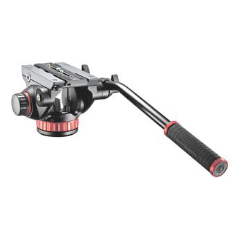 Manfrotto Pro Video Cabeza De Tripode Negro, Rojo Aluminio Universal