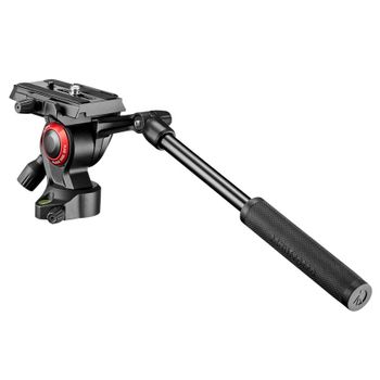 Manfrotto Mvh400ah Cabeza De Tripode Negro Aluminio 1/4' Fluido