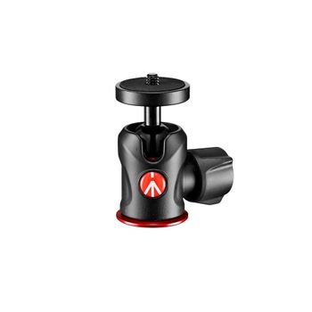 Manfrotto 492 Centre Ball Head Testa Per Treppiede Nero, Rosso 1/4' Palla