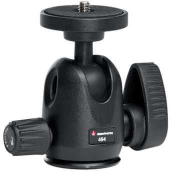 Manfrotto Mh494-bh Cabeza De Tripode Negro Aluminio 1/4' Pelota