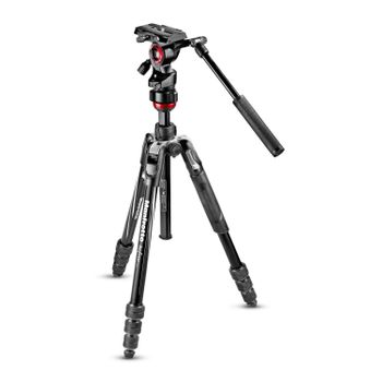 Manfrotto Mvkbfrt-live Tripode Digitales / Cámaras De Película 3 Pata(s) Negro, Rojo, Plata