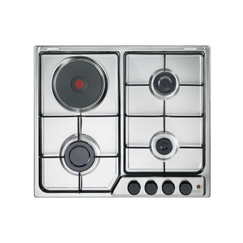 De'longhi Ffi 36 Er Piano Cottura Acciaio Inossidabile Da Incasso 58 Cm Combi 4 Fornello(i)