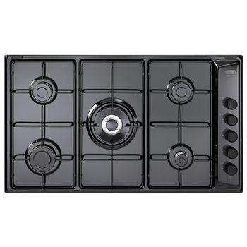 De'longhi Fln 59 Dd Hobs Negro Integrado 86 Cm Encimera De Gas 5 Zona(s)