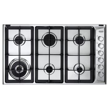 De'longhi Pli 69 Ghd Hobs Acero Inoxidable Integrado 86 Cm Encimera De Gas 6 Zona(s)