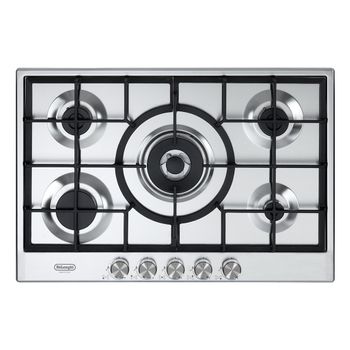 De'longhi Nsl 575 X Hobs Acero Inoxidable Integrado 75 Cm Encimera De Gas 5 Zona(s)