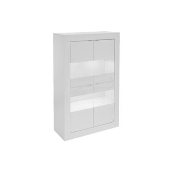 Vitrina Comete  102x43x162 Cm Color Blanco Vente-unique