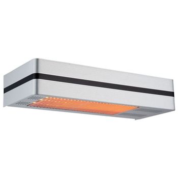 Calentador Infrarrojo Exterior Plata 2000w Sined Caldo I Box