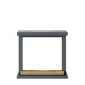 Marco Chimenea Mdf Rino Gris