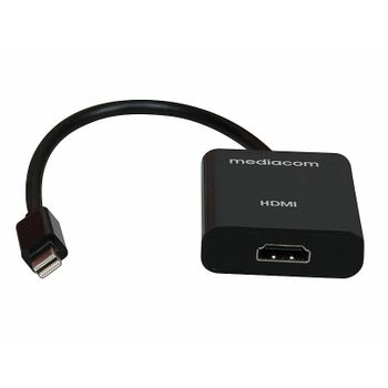 Mediacom M-cmdphdmi Hub De Interfaz Mini Displayport Negro
