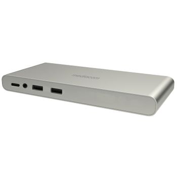 Mediacom Md-c321 Base Para Portátil Y Replicador De Puertos Alámbrico Usb 3.2 Gen 1 (3.1 Gen 1) Type-c Plata