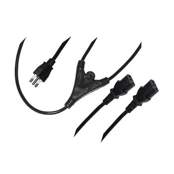 Link Lkitx2 Cable De Transmisión Negro 1,7 M Acoplador C13 2 X