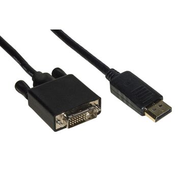 Link Accessori Lkcdpdvi20 Adaptador De Cable De Vídeo 2 M Displayport Dvi-d Negro