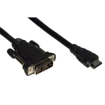 Link Accessori Lkchdvi20 Adaptador De Cable De Vídeo 2 M Hdmi Tipo A (estándar) Dvi-d Negro