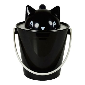 Cubo Contenedor United Pets Gato Negro Polipropileno (20 Cm)