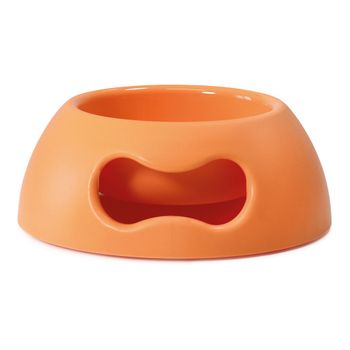 Comedero Para Perro United Pets Pappy Naranja Polipropileno (ø 18 Cm)