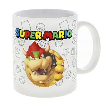 Pack De Hucha De Lata Y Taza De Cerámica De Browser Villano De Mario