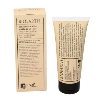 Bioearth Mascara De La Cara Antiage En Bayas De Goji 100 Ml