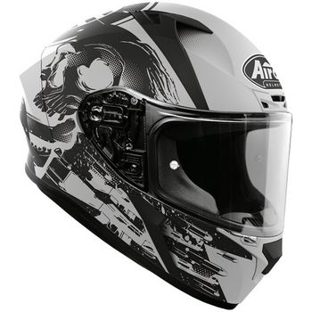 Casco Moto Airoh Vaa35 Valor Akuna Grey Matt T/m