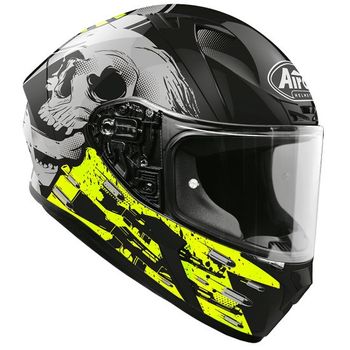 Casco Moto Airoh Vaa31 Valor Akuna Yellow Gloss T/xl