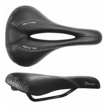 Sillin Selle Italia Donna Gel Flow L Mujer Negro