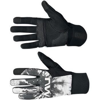 Northwave Guantes Fast Gel Negro Reflectante