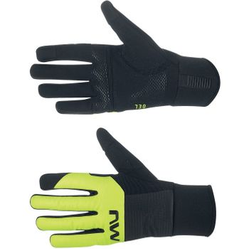 Northwave Guantes Fast Gel Negro Amarillo