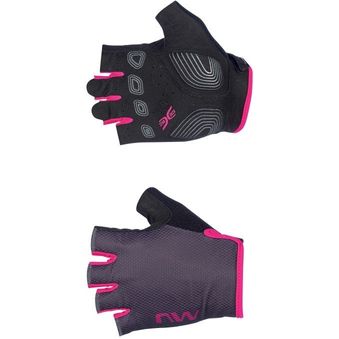 Northwave Guantes Active Woman Gris Oscuro-rosa