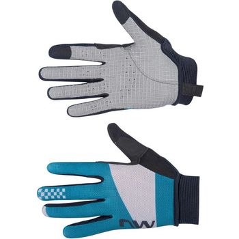 Northwave Guantes Largo Air Lf Woman Azul-gris