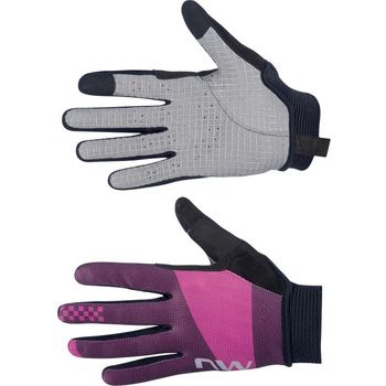 Northwave Guantes Largo Air Lf Woman Fucsia-negro