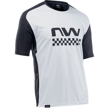 Northwave Maillot Manga Corta Edge Gris-negro