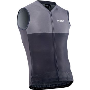 Northwave Maillot Sin Manga Storm Air Negro-gris Oscuro