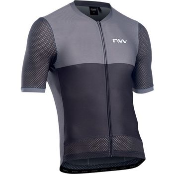 Northwave Maillot Manga Corta Storm Air Negro-gris