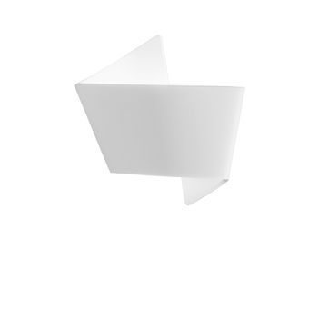 Aplique De Pared Origami En Yeso Pintable 31x30,5 Cm.