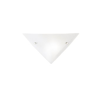 Aplique De Pared Osiride En Cristal Blanco 30x30 Cm.