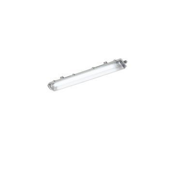 Plafón Estanco Atlantic Para Tubos Led De Doble Lámpara Pc+pc.