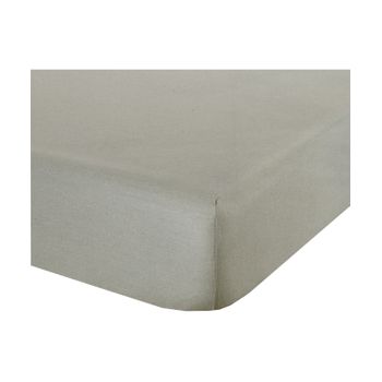 Sabanas Bajeras Ajustables 50% Algodon 50% Poliester 105x200+30cm Taupe con  Ofertas en Carrefour