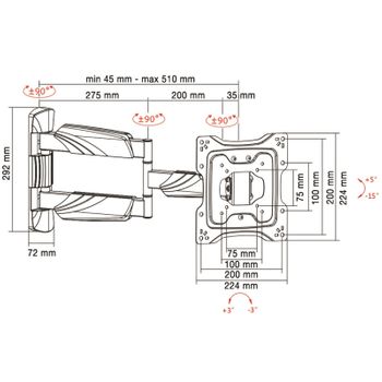 Munari Sp 712 106,7 Cm (42') Negro