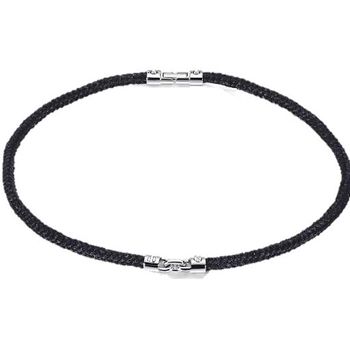 Collar Molecole Collar Plata 925 Cordon De Algodon 48cm