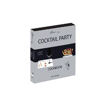 Juego De Bandejas De Aperitivo Baci Cookbook Cocktail Melamina