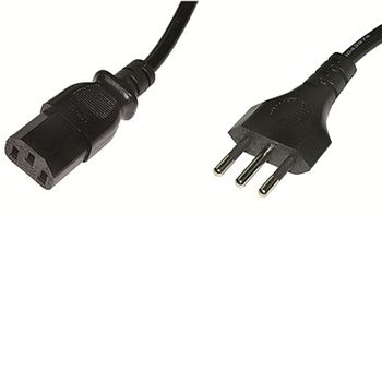 Ewent Ec1903 Cable De Transmisión Negro 1,8 M Enchufe Tipo L C13 Acoplador