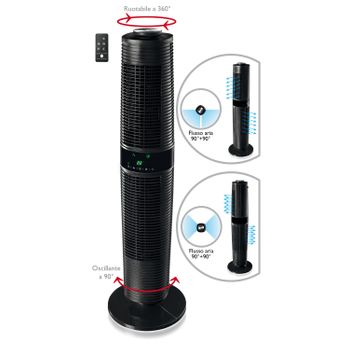 Macom 994 Ventilador Negro