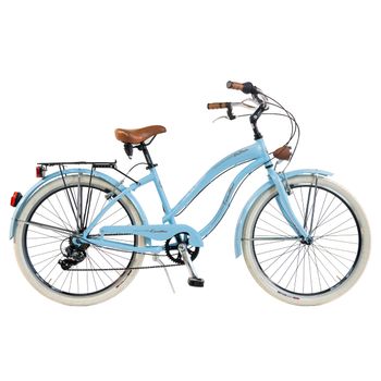 Bicicleta Via Veneto By Canellini Cruiser Alluminium Mujer Azul