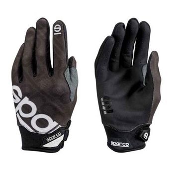 Guantes Meca 3 Sparco Tg. S Negro.