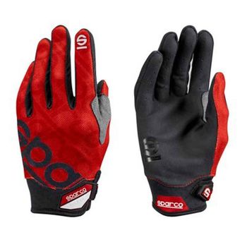 Guantes Meca 3 Sparco Tg. S Rojo.