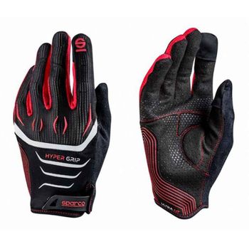 S002094nrrs09 - Guantes Hypergrip Talla 9 Negro/rojo Sparco.