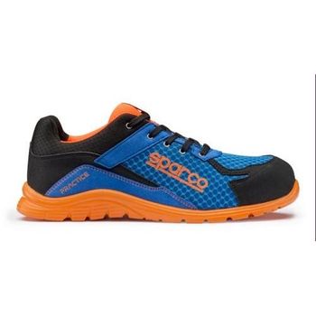 Zapatilla Practice Azaf Azul / Naranja S1p T- 45