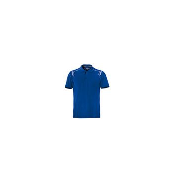 Polo Algodon Portland Azul Sz Marca Sparco